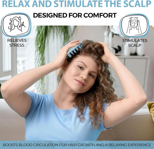 Boost Hair Care with This silicone Scalp Massage Brush