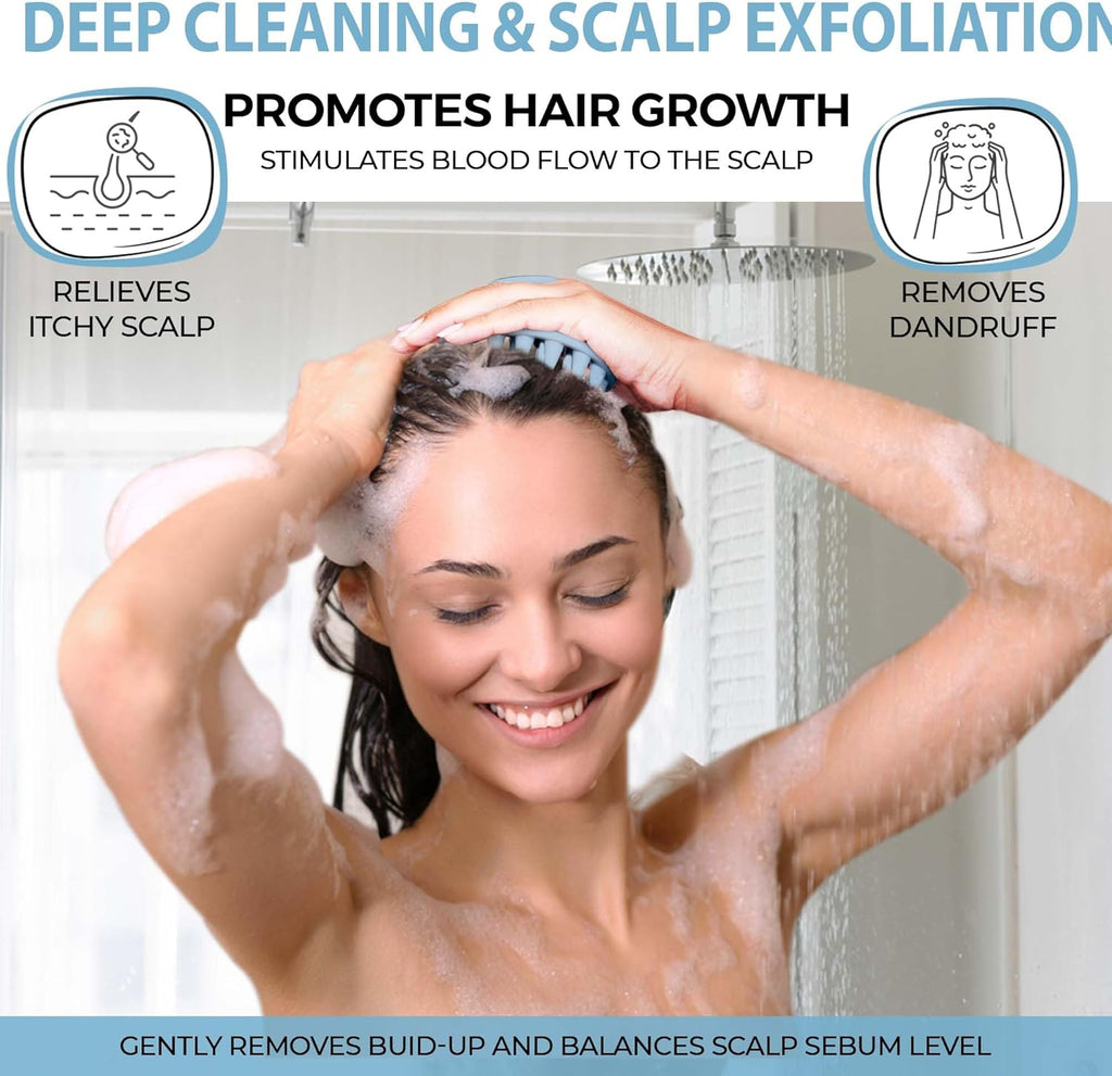 Boost Hair Care with This silicone Scalp Massage Brush